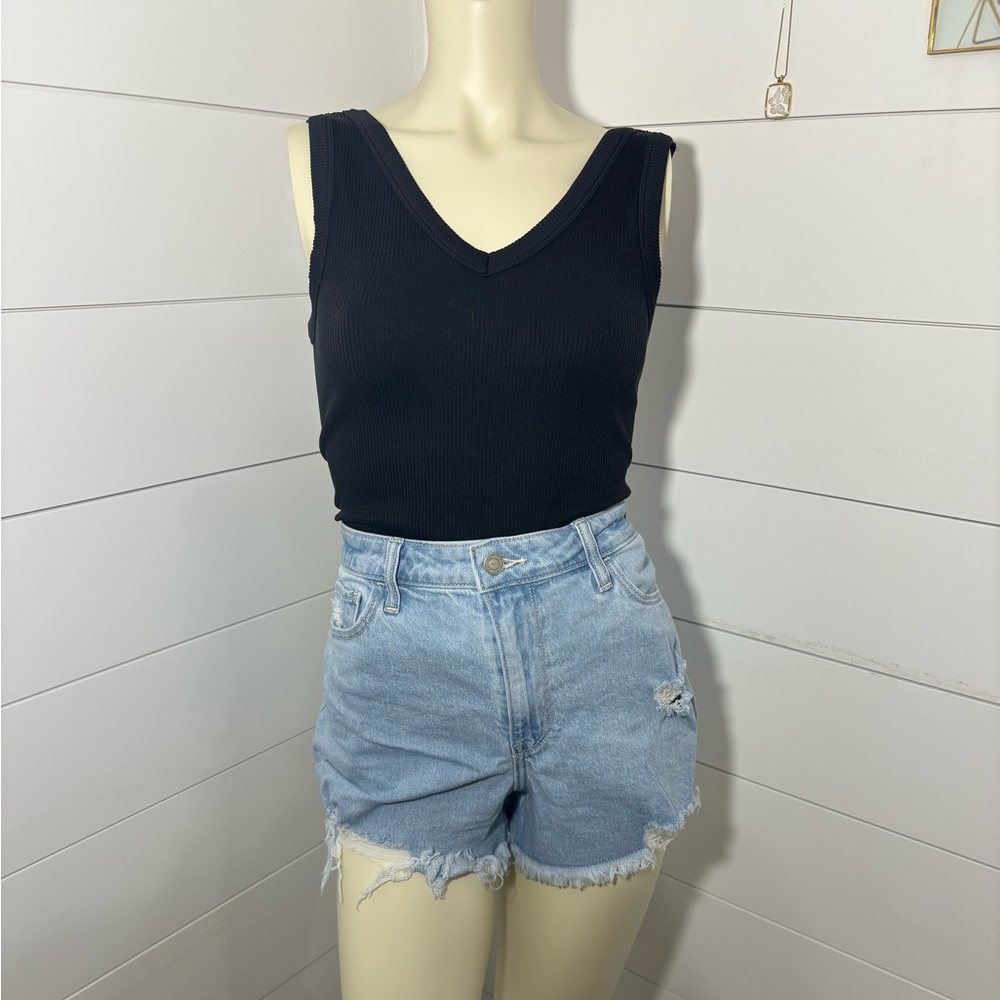 Hollister Light Blue Jean Shorts